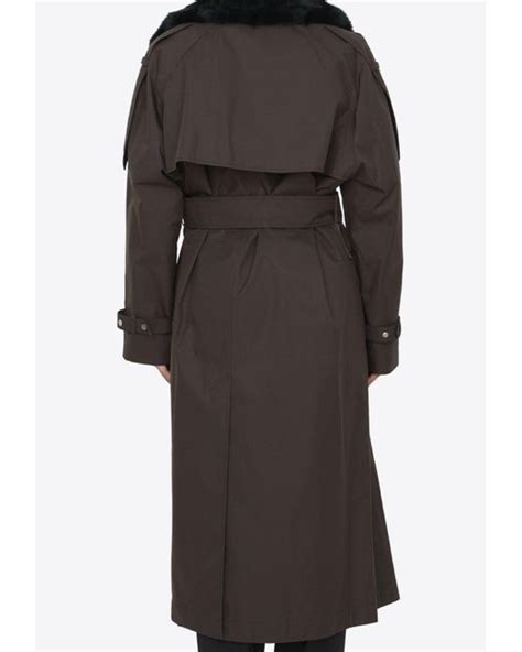 Long Kennington Trench Coat in Black 